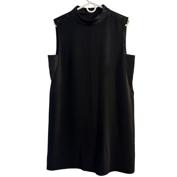NWT Art 365 Marella Arak Mini Black Dress Size 12 Versatile Classic Minimalist - Picture 1 of 9